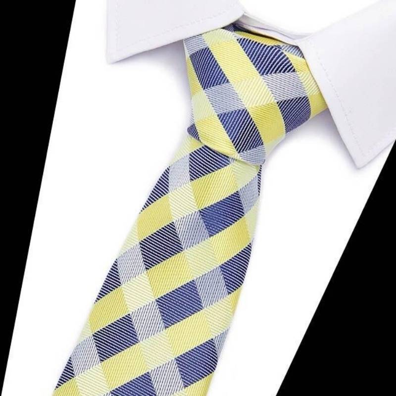 Corbata Amarilla y Azul