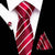 Corbata de Rayas Rojas
