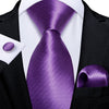 Corbata y Bolso Púrpura