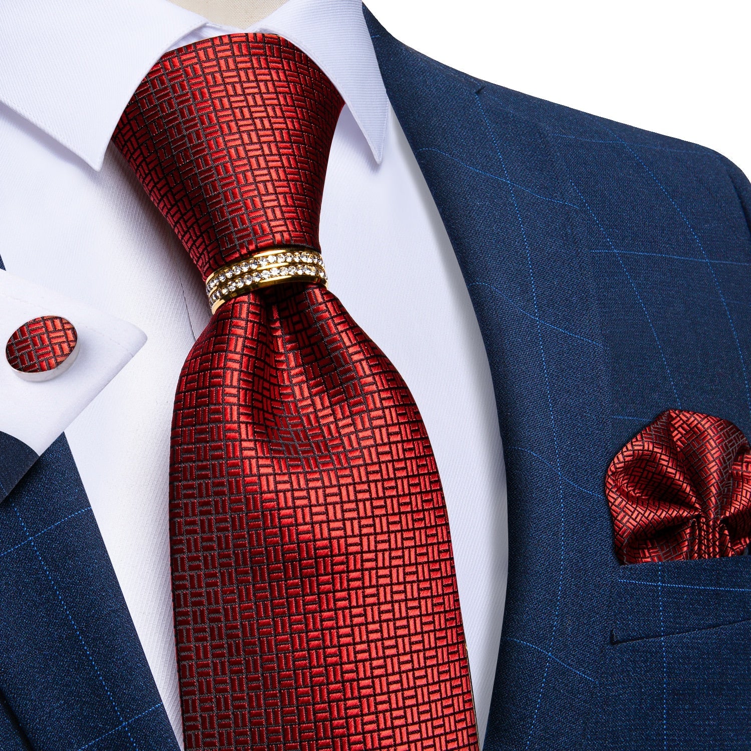 Corbata de Boda Roja