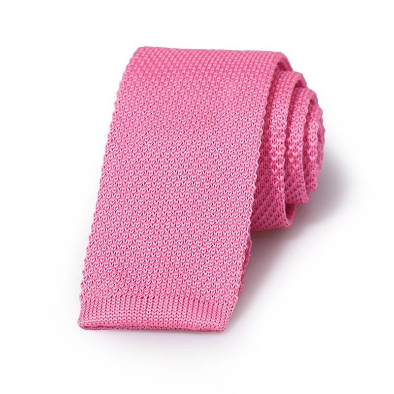 Corbata de Punto Rosa