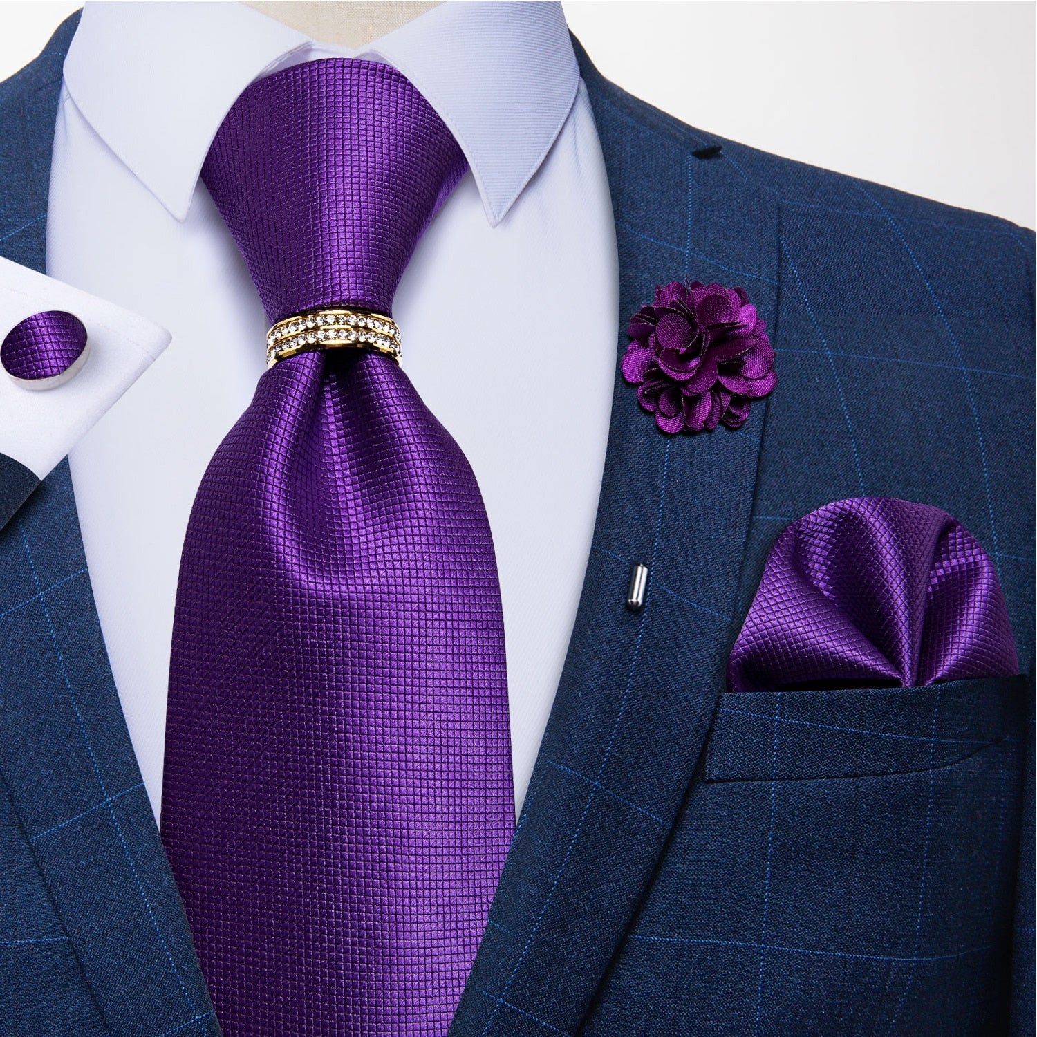 Corbata Púrpura de Hombre
