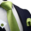 Corbata Verde Anís para Hombre