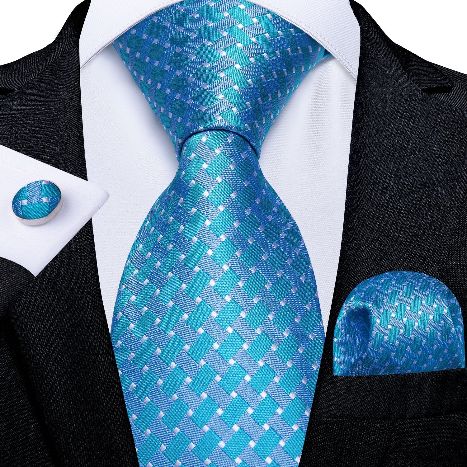 Corbata de Hombre Azul Turquesa