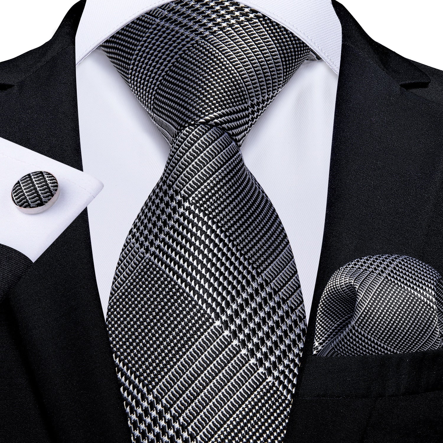 Corbata Gris con Azulejos