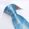 Corbata Azul con Dibujo