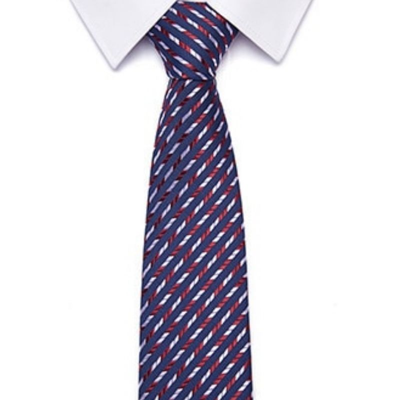 Corbata Negra y Roja