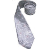 Corbata de Paisley gris