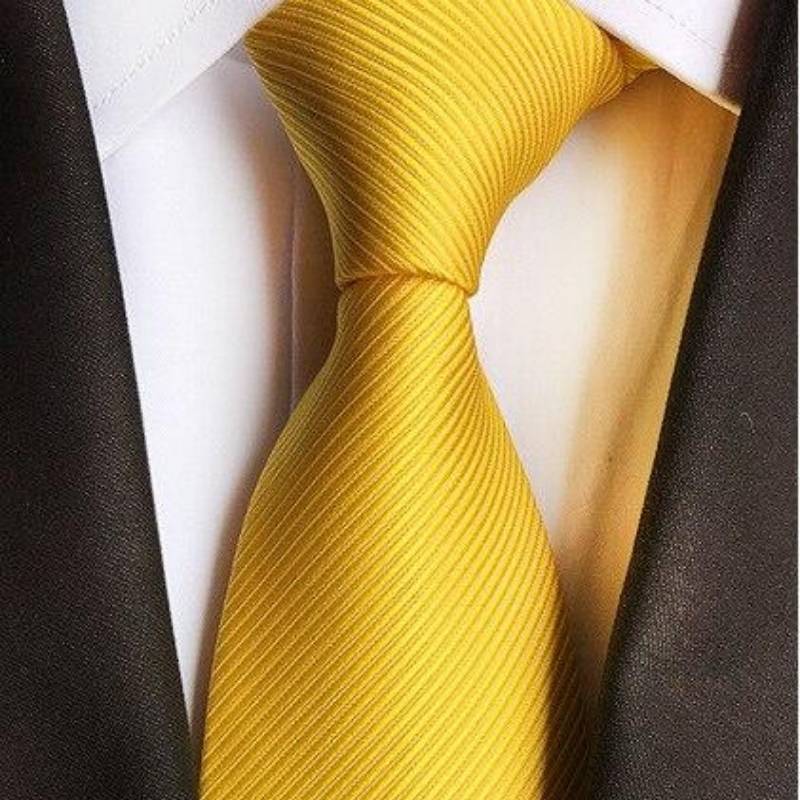 Corbata Amarilla Limón