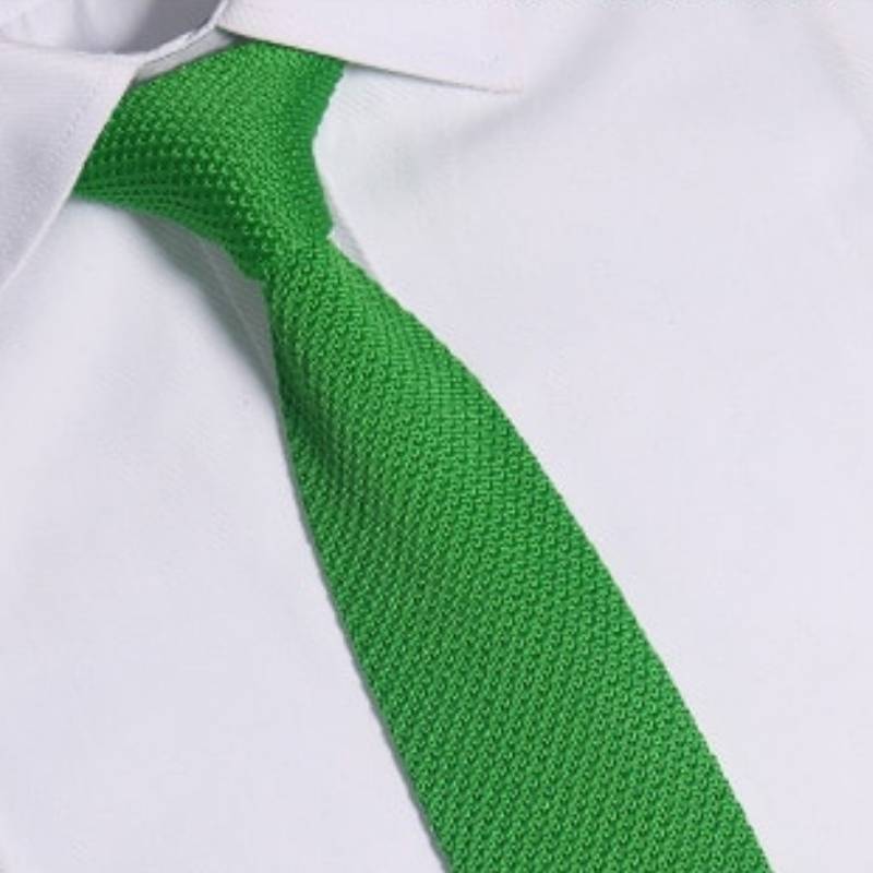 Corbata de Punto Verde