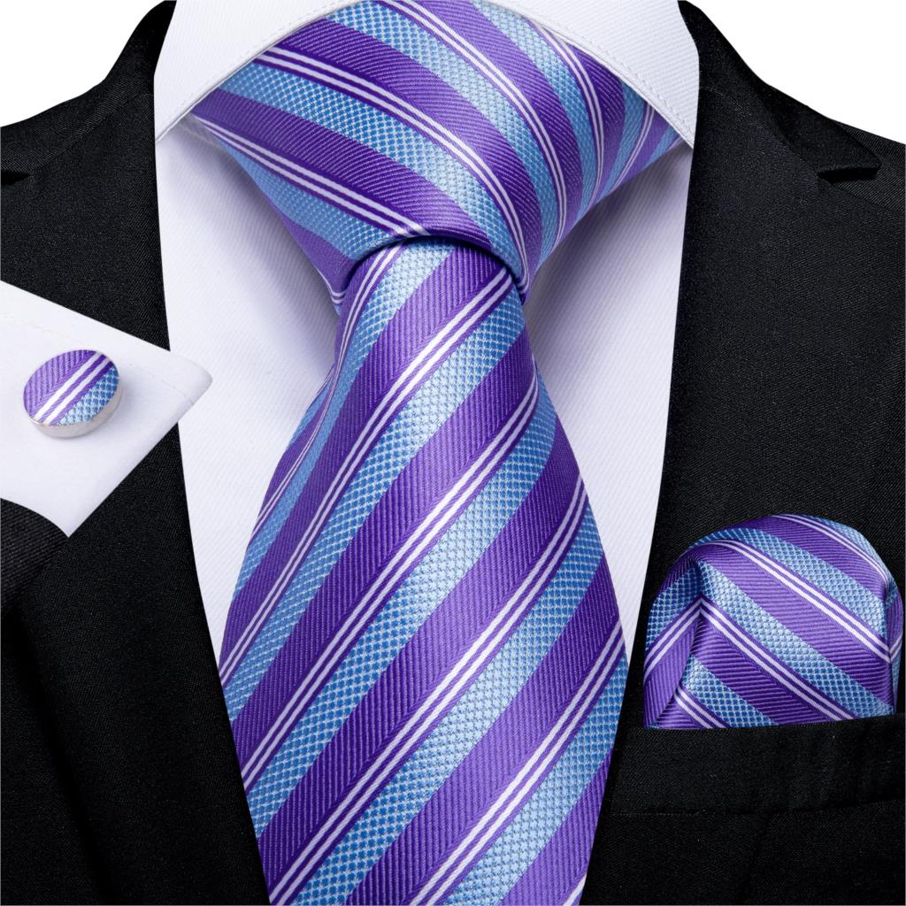 Corbata de Rayas Azules