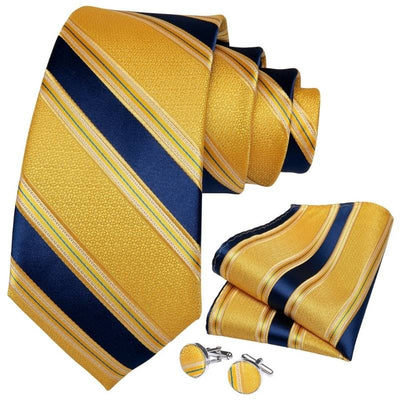 Corbata Azul y Amarilla