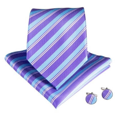 Corbata de Rayas Azules