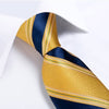 Corbata Azul y Amarilla
